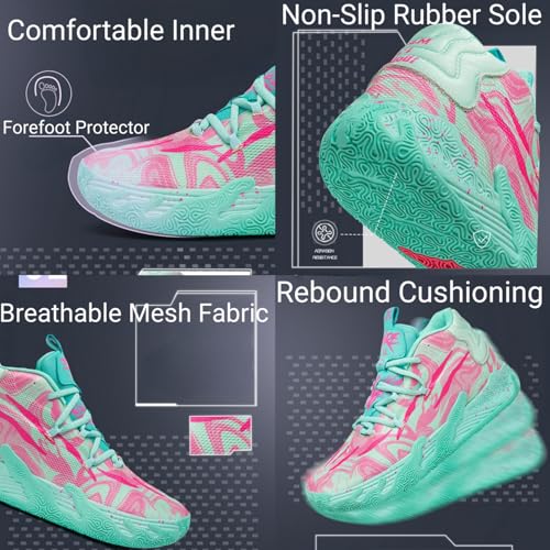 Women's Multicolor High-Top Sneakers for Casual, Sports, and Basketball