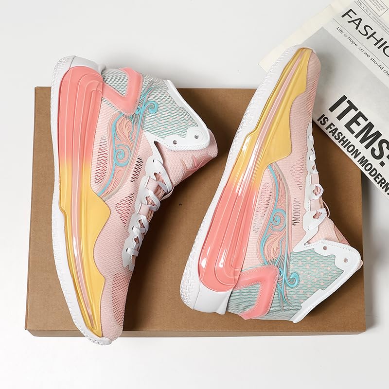 Bacury Women's Breathable Non-Slip Lightweight Basketball Shoes